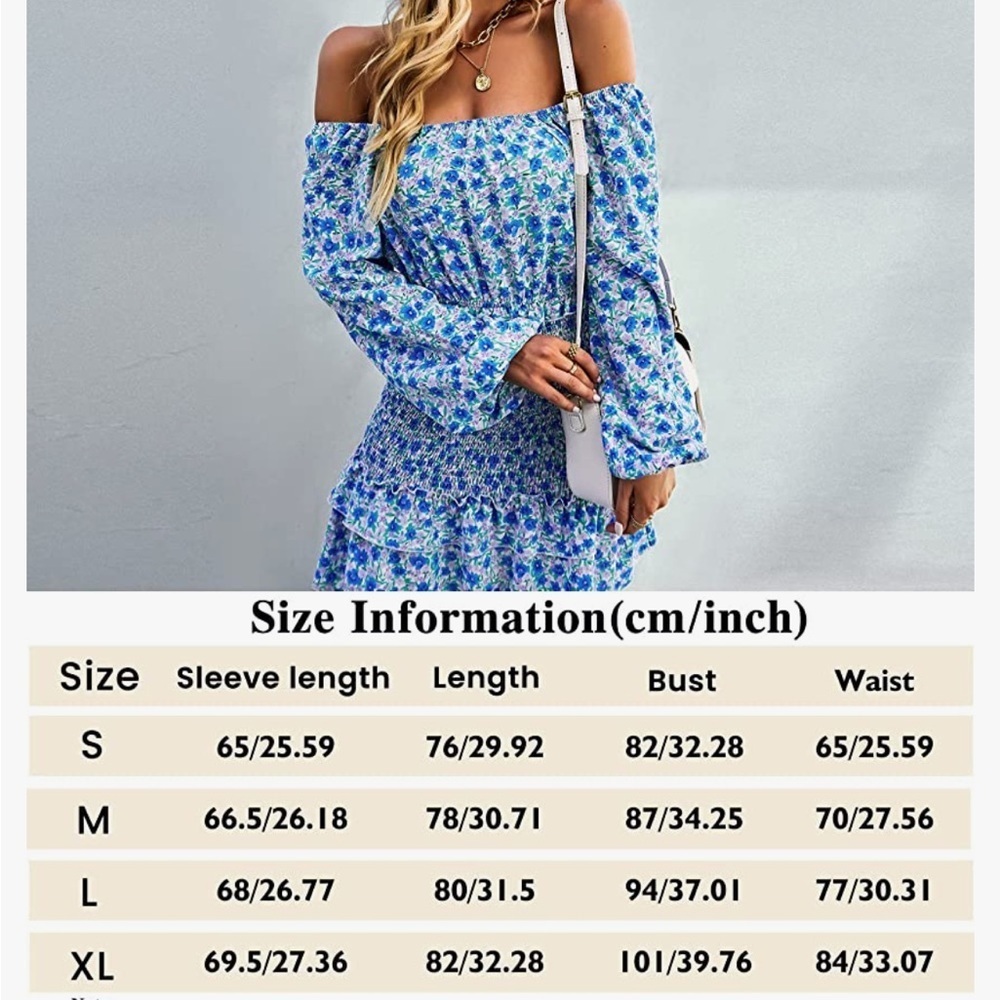 Long Sleeve Spring Summer Dress - Picture 3 of 5